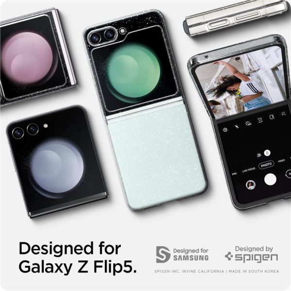 Spigen Air Skin Glitter Crystal Quartz-Samsung Galaxy Z Flip 5 (ACS06234) - Image 8