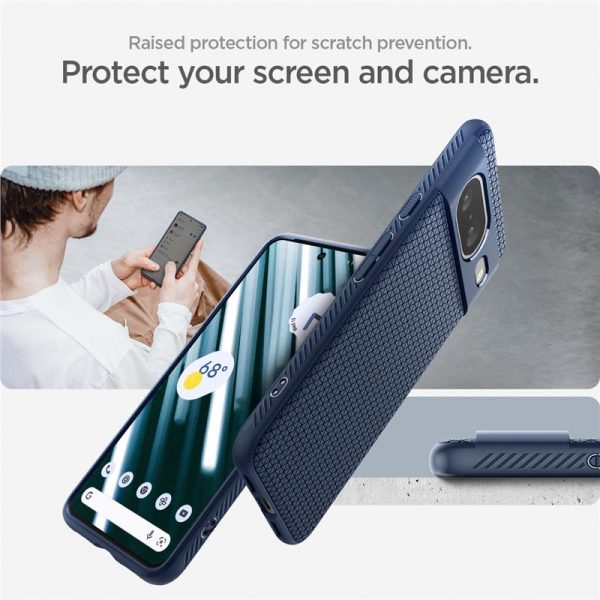 Spigen Liquid Air Navy Blue-Google Pixel 8 (ACS06275) - Image 9