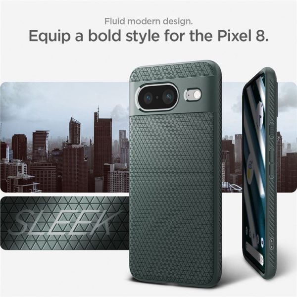 Spigen Liquid Air Abyss Green-Google Pixel 8 (ACS06276) - Image 7