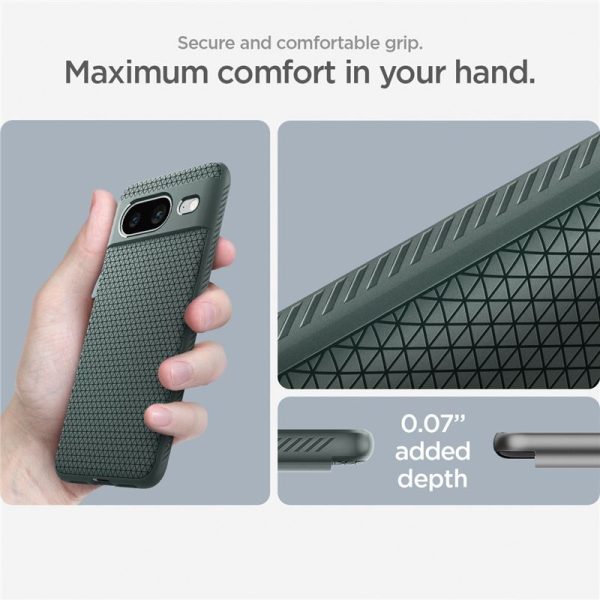 Spigen Liquid Air Abyss Green-Google Pixel 8 (ACS06276) - Image 10