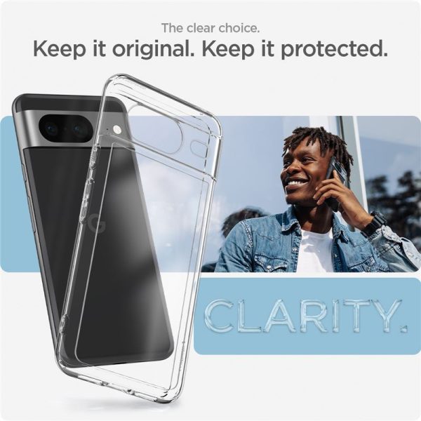 Spigen Ultra Hybrid Crystal Clear-Google Pixel 8 (ACS06278) - Image 3