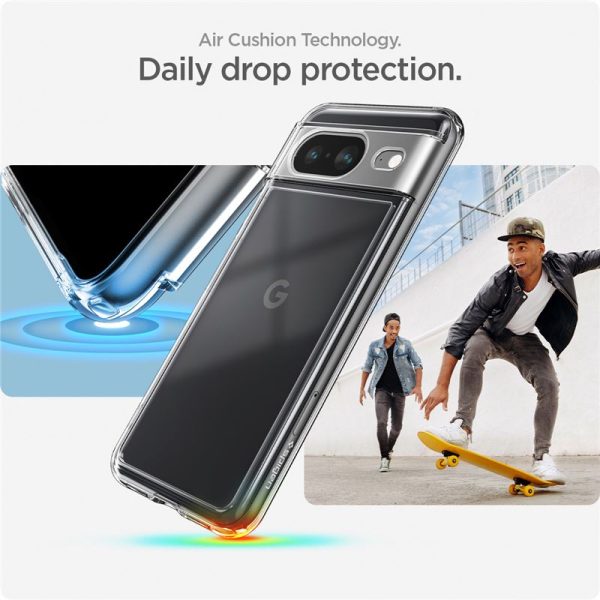 Spigen Ultra Hybrid Crystal Clear-Google Pixel 8 (ACS06278) - Image 5