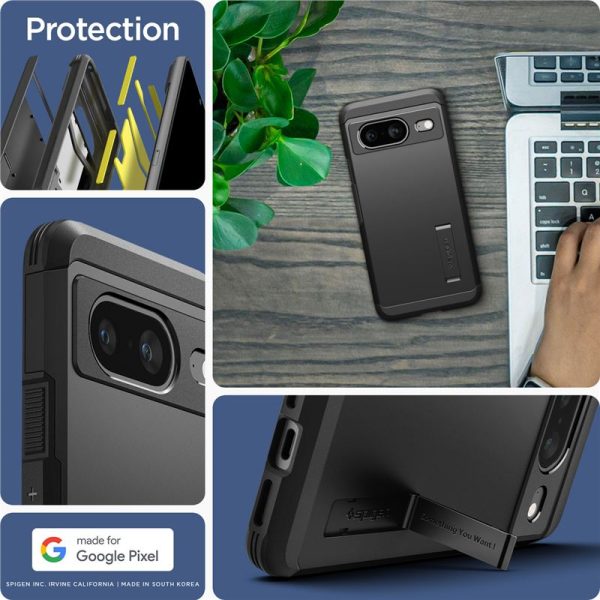 Spigen Tough Armor Black-Google Pixel 8 (ACS06282) - Image 6