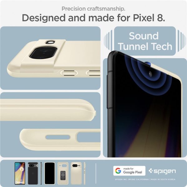 Spigen Thin Fit Mute Beige-Google Pixel 8 (ACS06291) - Image 10