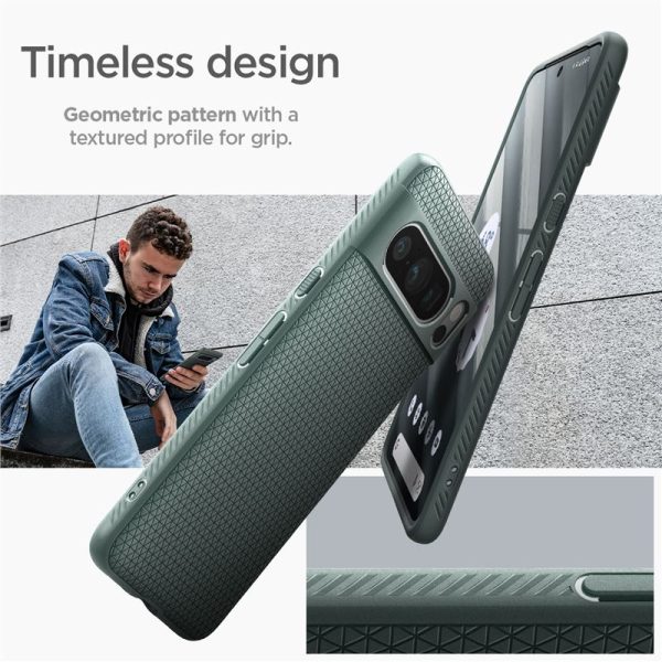 Spigen Liquid Air Abyss Green-Google Pixel 8 Pro (ACS06313) - Image 7