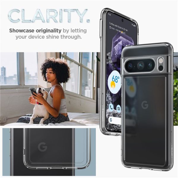 Spigen Ultra Hybrid Crystal Clear-Google Pixel 8 Pro (ACS06315) - Image 5