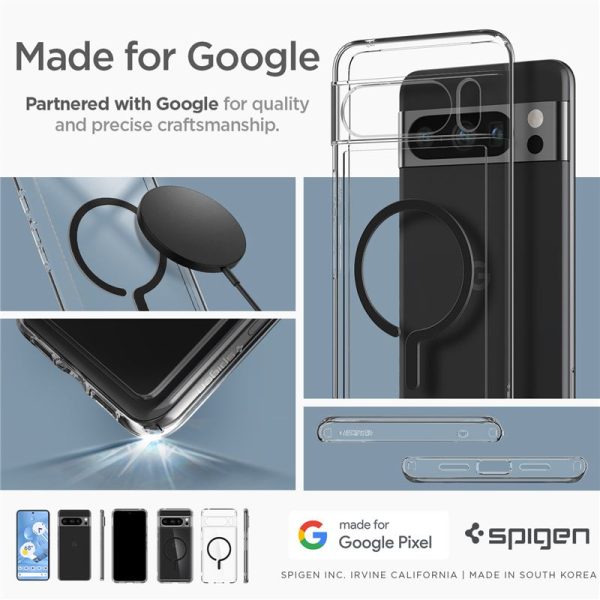 Spigen Ultra Hybrid OneTap Metal Ring MagSafe Black-Google Pixel 8 Pro (ACS06318) - Image 10