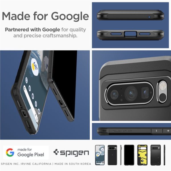 Spigen Tough Armor Black-Google Pixel 8 Pro (ACS06319) - Image 11