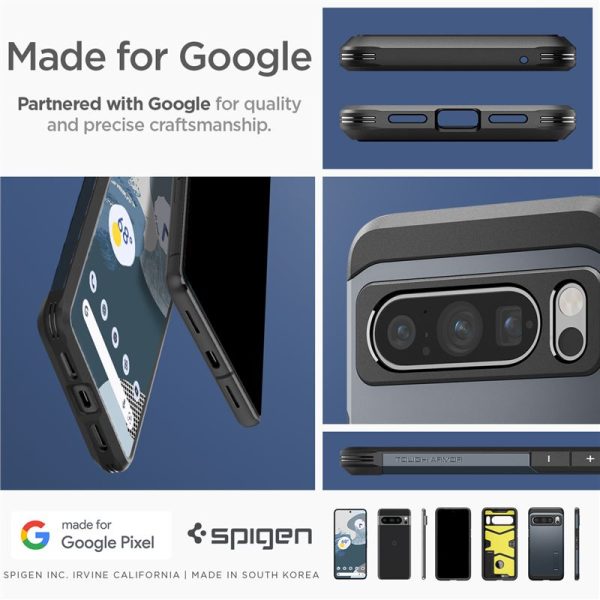 Spigen Tough Armor Metal Slate-Google Pixel 8 Pro (ACS06320) - Image 11