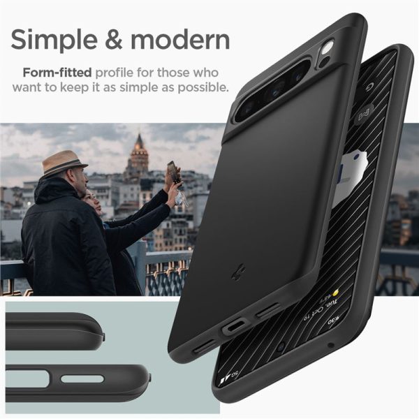 Spigen Thin Fit Black-Google Pixel 8 Pro (ACS06325) - Image 5