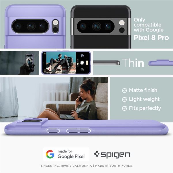 Spigen Thin Fit awesome Violet-Google Pixel 8 Pro (ACS06329) - Image 4