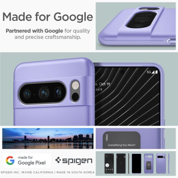 Spigen Thin Fit awesome Violet-Google Pixel 8 Pro (ACS06329) - Image 9