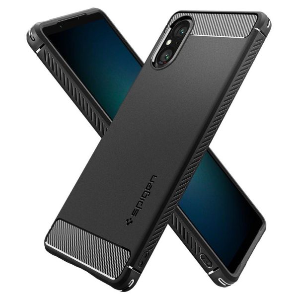 Spigen Rugged Armor Matte Black-Sony Xperia 5V (ACS06359) - Image 6