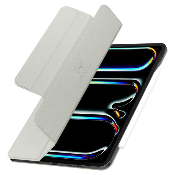 Spigen Air Skin Folio OneTap Grey-Apple iPad Pro 11" 2024 (ACS06513) - Image 10