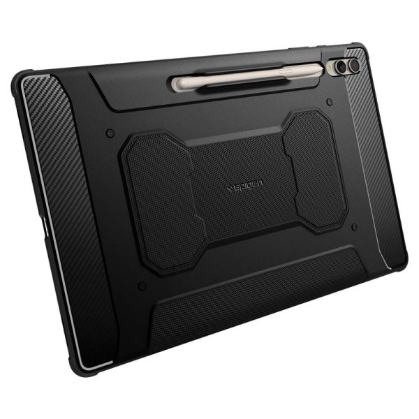 Spigen Rugged Armor Pro Black-Samsung Galaxy Tab S10 Ultra/S9 Ultra/S8 Ultra (ACS06538) - Image 18