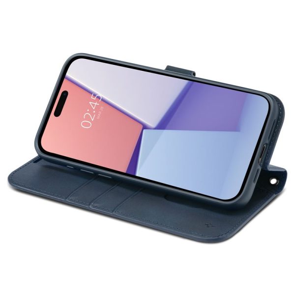 Spigen Wallet S Pro Navy-Apple iPhone 15 Pro Max (ACS06606) - Image 10