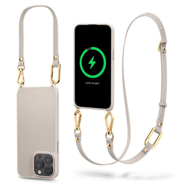 Spigen Cyrill Classic Charm Mag Cream-Apple iPhone 15 Pro Max (ACS06637) - Image 3