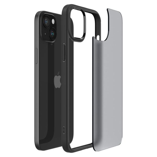 Spigen Ultra Hybrid Frost Black-Apple iPhone 15 Plus (ACS06656) - Image 13