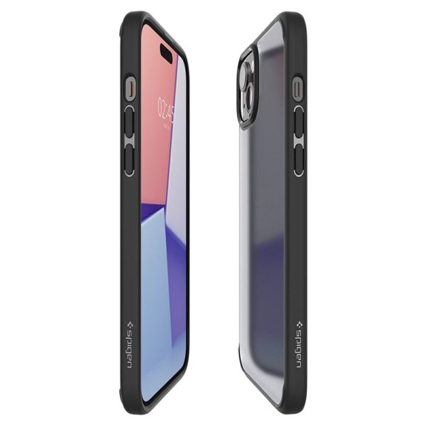 Spigen Ultra Hybrid Frost Black-Apple iPhone 15 Plus (ACS06656) - Image 14