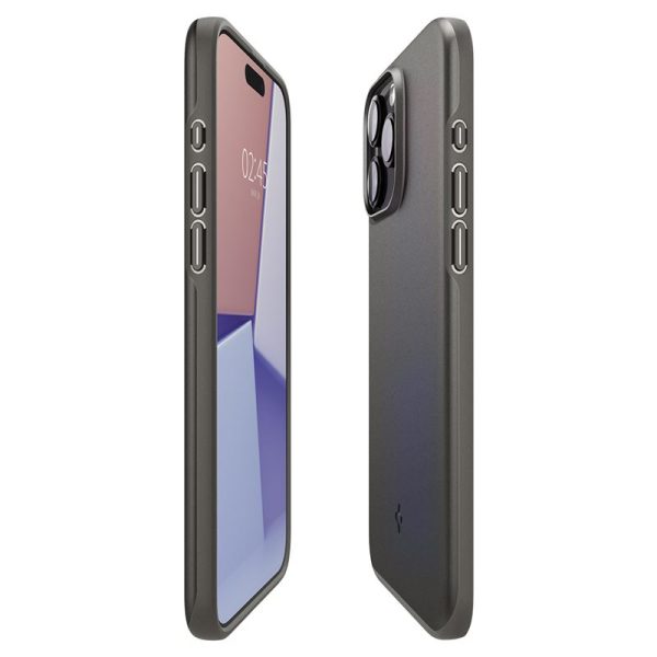 Spigen Thin Fit Gunmetal-Apple iPhone 15 Pro (ACS06687) - Image 16