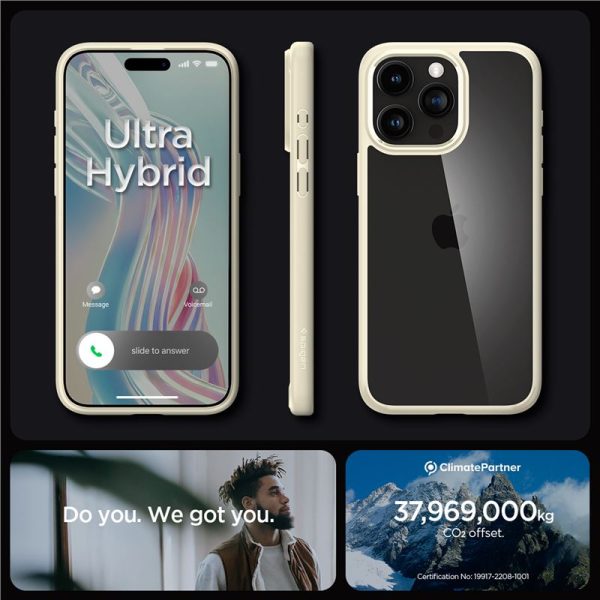 Spigen Ultra Hybrid Mute Beige-Apple iPhone 15 Pro (ACS06712) - Image 7