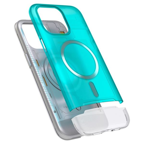 Spigen Classic C1 MagSafe Bondi Blue-Apple iPhone 15 Pro (ACS06743) - Image 4