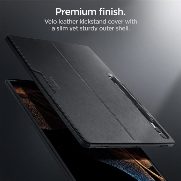 Spigen Thin Fit Pro Black-Samsung Galaxy Tab S10 Ultra/S9 Ultra/S8 Ultra (ACS06834) - Image 6