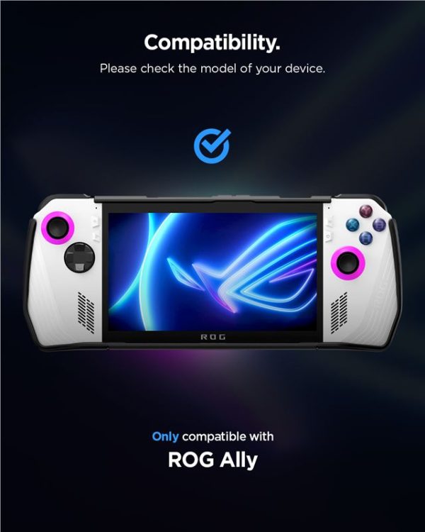 Spigen Thin Fit Pro Black-Asus ROG Ally 2023 (ACS06922) - Image 6