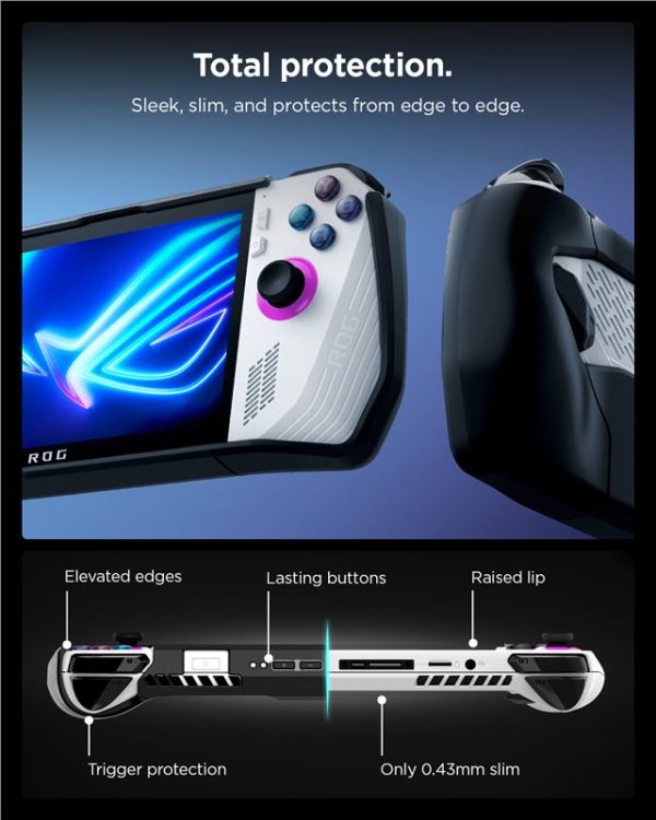 Spigen Thin Fit Pro Black-Asus ROG Ally 2023 (ACS06922) - Image 11