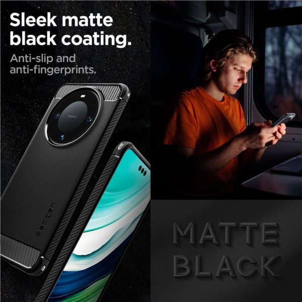 Spigen Rugged Armor Black-Huawei Mate 60 Pro (ACS07219) - Image 7