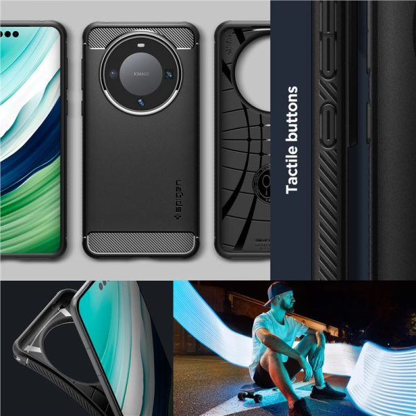 Spigen Rugged Armor Black-Huawei Mate 60 Pro (ACS07219) - Image 8