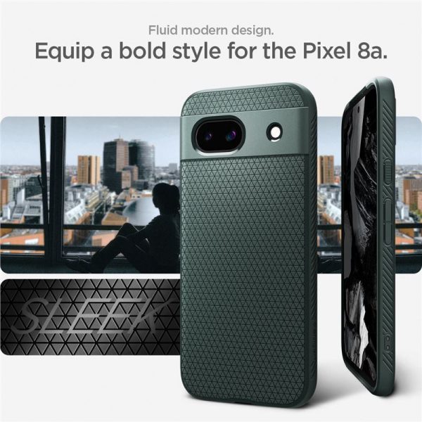 Spigen Liquid Air Abyss Green-Google Pixel 8a (ACS07258) - Image 7