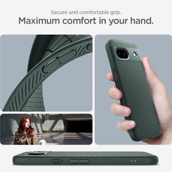 Spigen Liquid Air Abyss Green-Google Pixel 8a (ACS07258) - Image 10