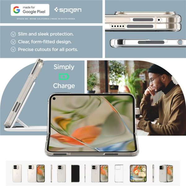 Spigen Ultra Hybrid Crystal Clear-Google Pixel 9 Pro Fold (ACS07588) - Image 16