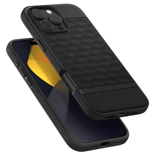 Θήκη iPhone 16 Pro Spigen Caseology Parallax MagSafe Matte Black (ACS08169) - Image 5