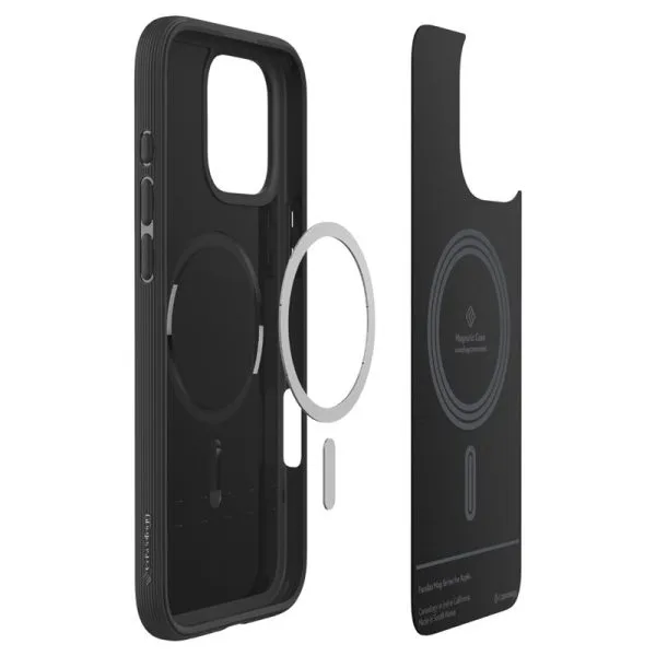 Θήκη iPhone 16 Pro Spigen Caseology Parallax MagSafe Matte Black (ACS08169) - Image 8