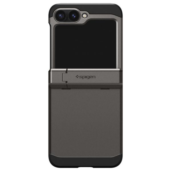 Spigen Tough Armor Pro Gunmetal-Samsung Galaxy Z Flip 6 (ACS08360) - Image 5