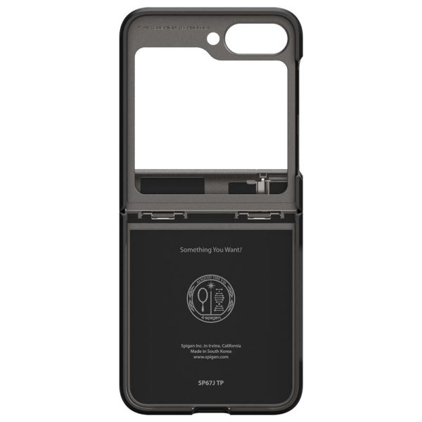 Spigen Tough Armor Pro Gunmetal-Samsung Galaxy Z Flip 6 (ACS08360) - Image 6