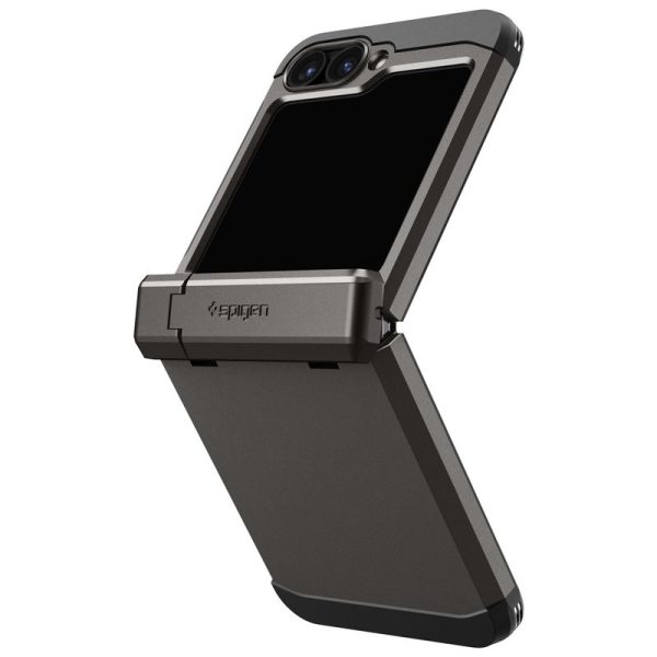 Spigen Tough Armor Pro Gunmetal-Samsung Galaxy Z Flip 6 (ACS08360) - Image 8