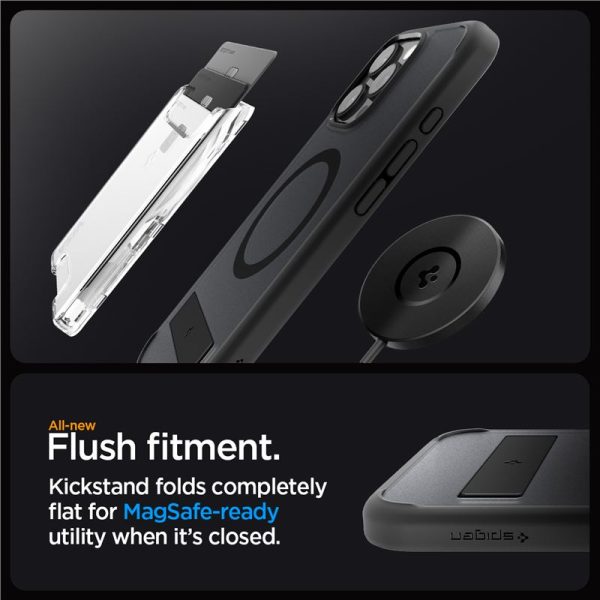 Spigen Ultra Hybrid S MagSafe Frost Black-Apple iPhone 16 Pro Max (ACS08377) - Image 9