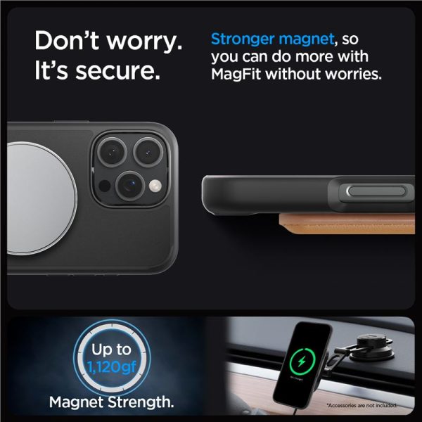 Spigen Ultra Hybrid S MagSafe Frost Black-Apple iPhone 16 Pro Max (ACS08377) - Image 10