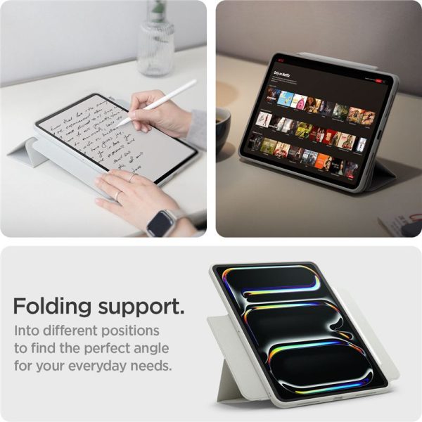 Spigen Air Skin Pro Onetap Grey-Apple iPad Pro 13" 2024 (ACS08489) - Image 5