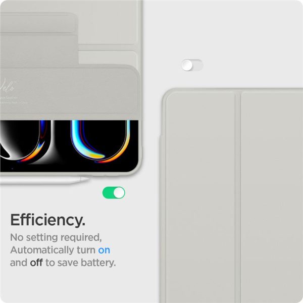 Spigen Air Skin Pro Onetap Grey-Apple iPad Pro 13" 2024 (ACS08489) - Image 7