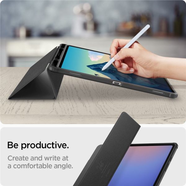 Spigen Ultra Hybrid Pro Black-Samsung Galaxy Tab S10 Ultra/S9 Ultra/S8 Ultra (ACS08795) - Image 7