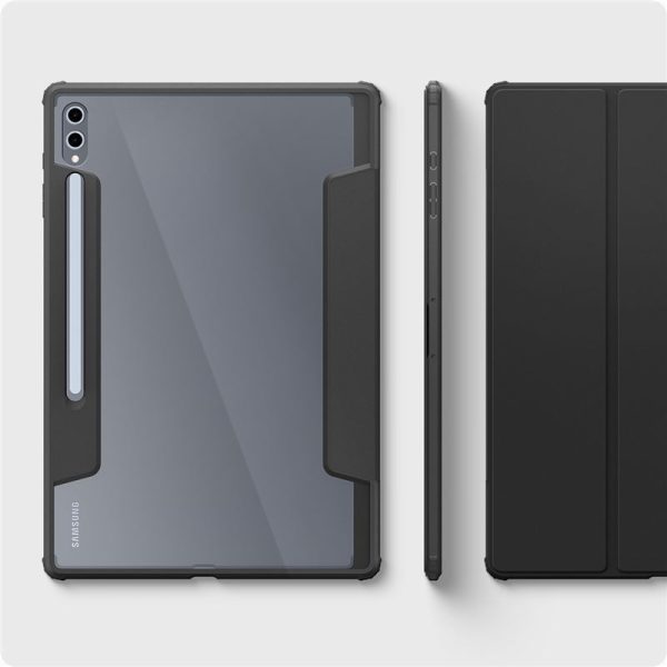 Spigen Ultra Hybrid Pro Black-Samsung Galaxy Tab S10 Ultra/S9 Ultra/S8 Ultra (ACS08795) - Image 9