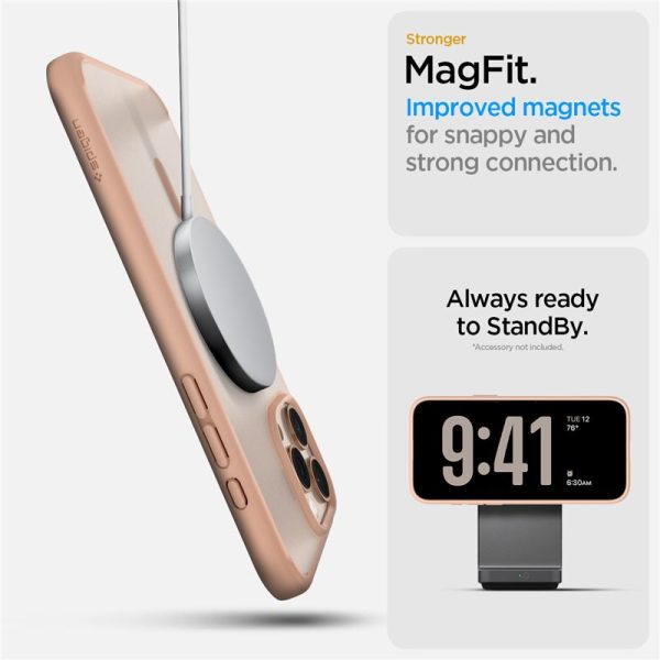 Spigen Ultra Hybrid T MagSafe Frost Rose Titanium-Apple iPhone 16 Pro Max (ACS09069) - Image 7