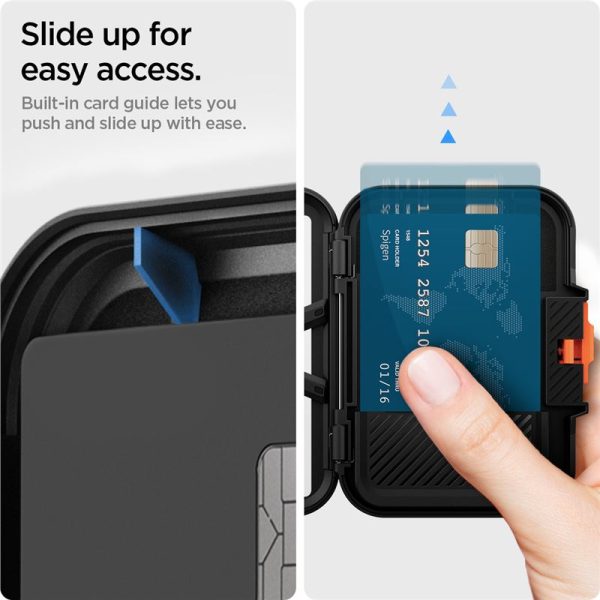 Spigen Apple iPhone Lock Fit Wallet with MagSafe Black (AFA06031) - Image 9