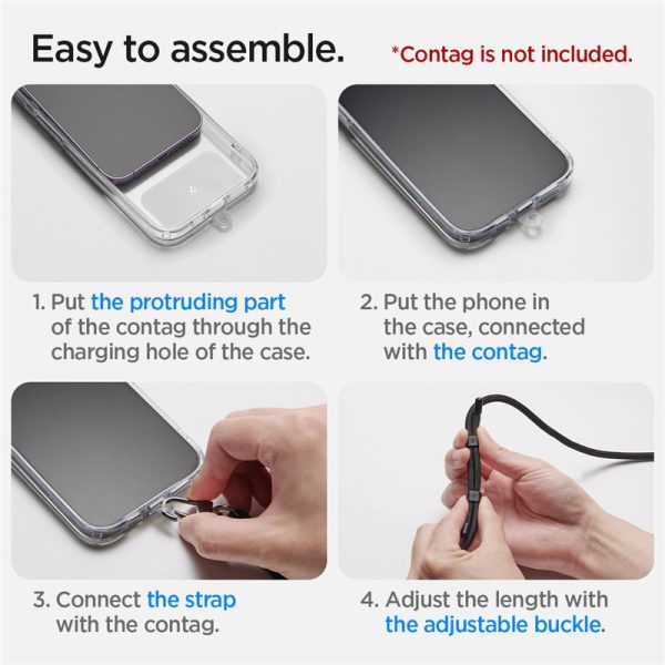 Spigen Universal Cross Body Strap 2 1 Pack Deep Purple (AFA08366) - Image 12