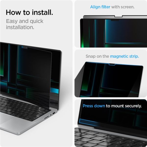 Spigen SafeView 1 Pack-MacBook Pro 14" M3 2024/M2 2023/M1 2021 (AFL06158) - Image 7