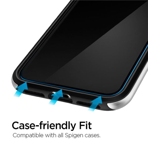 Spigen Align Glas.tR 2 pack-Apple iPhone 11 Pro/XS/X (AGL00109) - Image 4